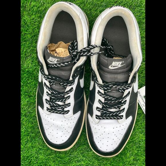 Nike Dunk Low White Black Midnight Fog Size 13 - Picture 7 of 8
